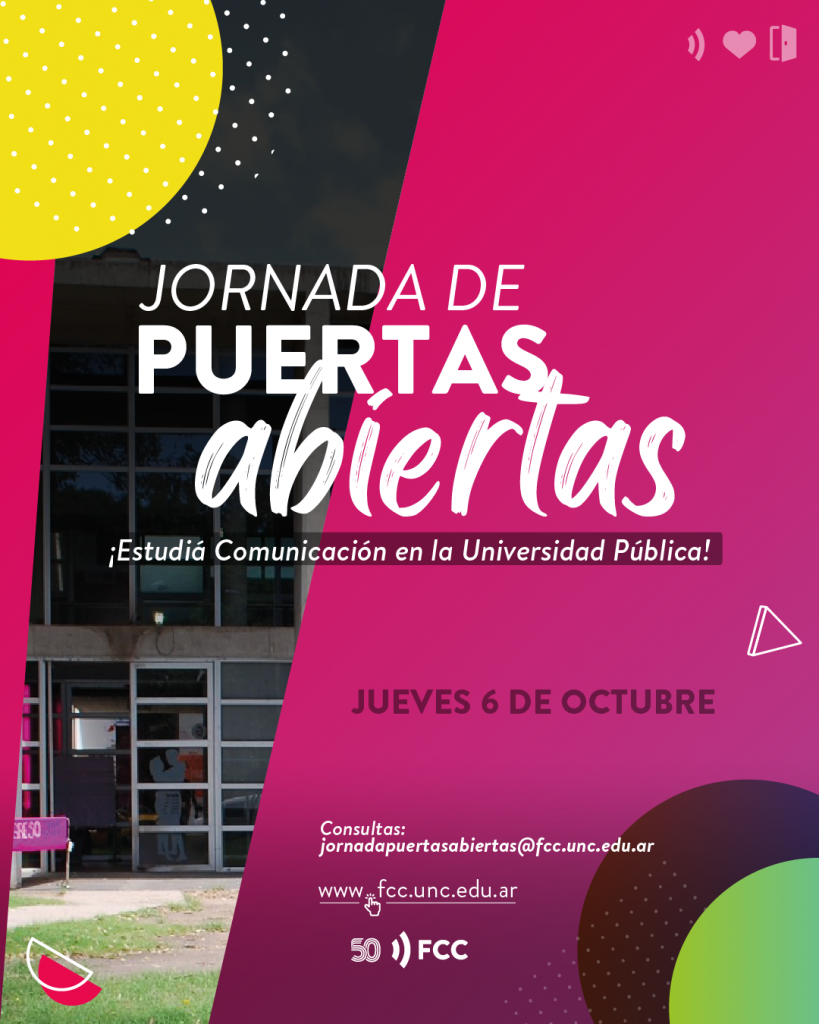 ¡Jornada De Puertas Abiertas En COMUNICACIÓN! – FCC